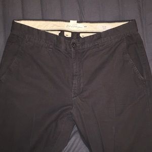 H&M’s LOGG Slim Fit Charcoal Gray Chinos